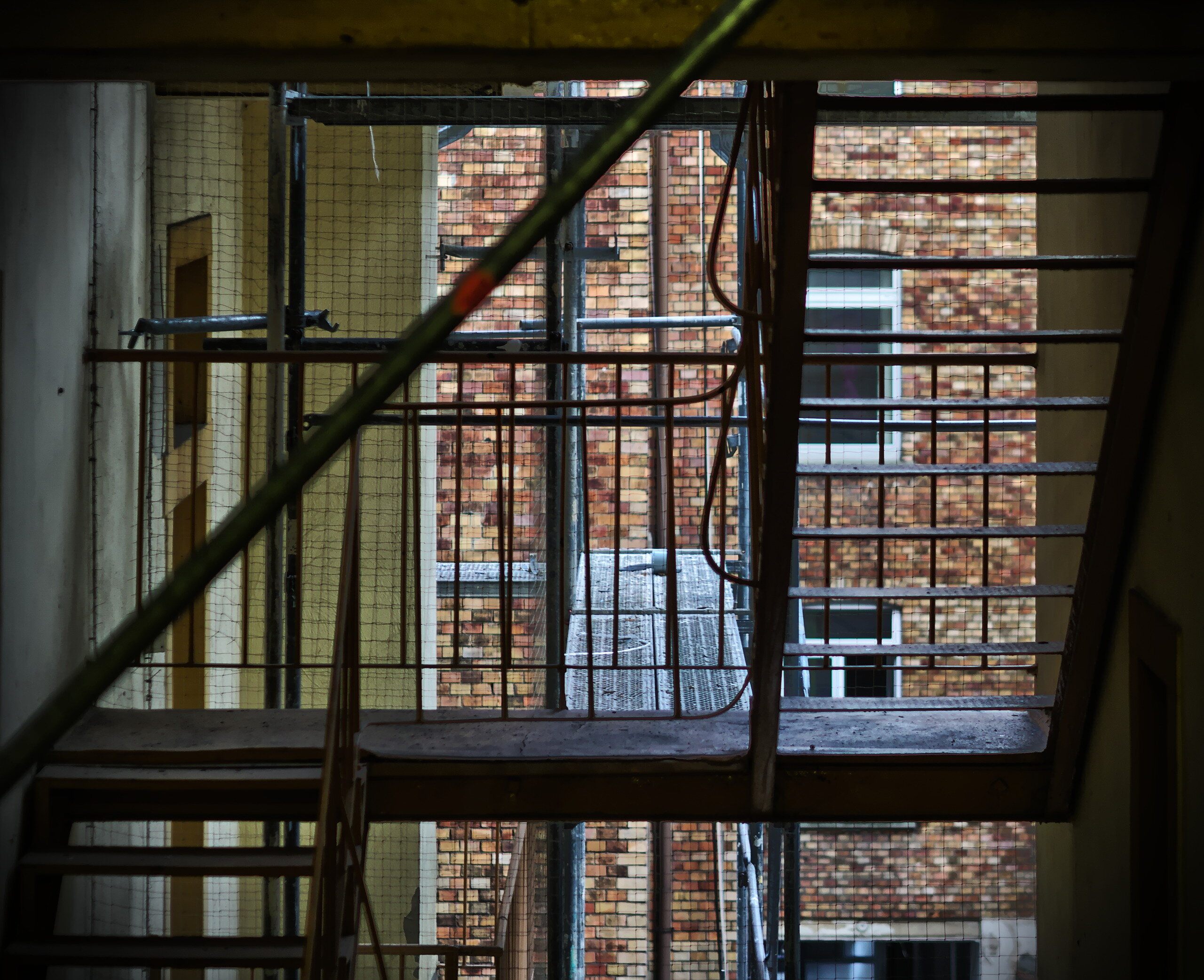 Hinterhof in der Kaiserstraße