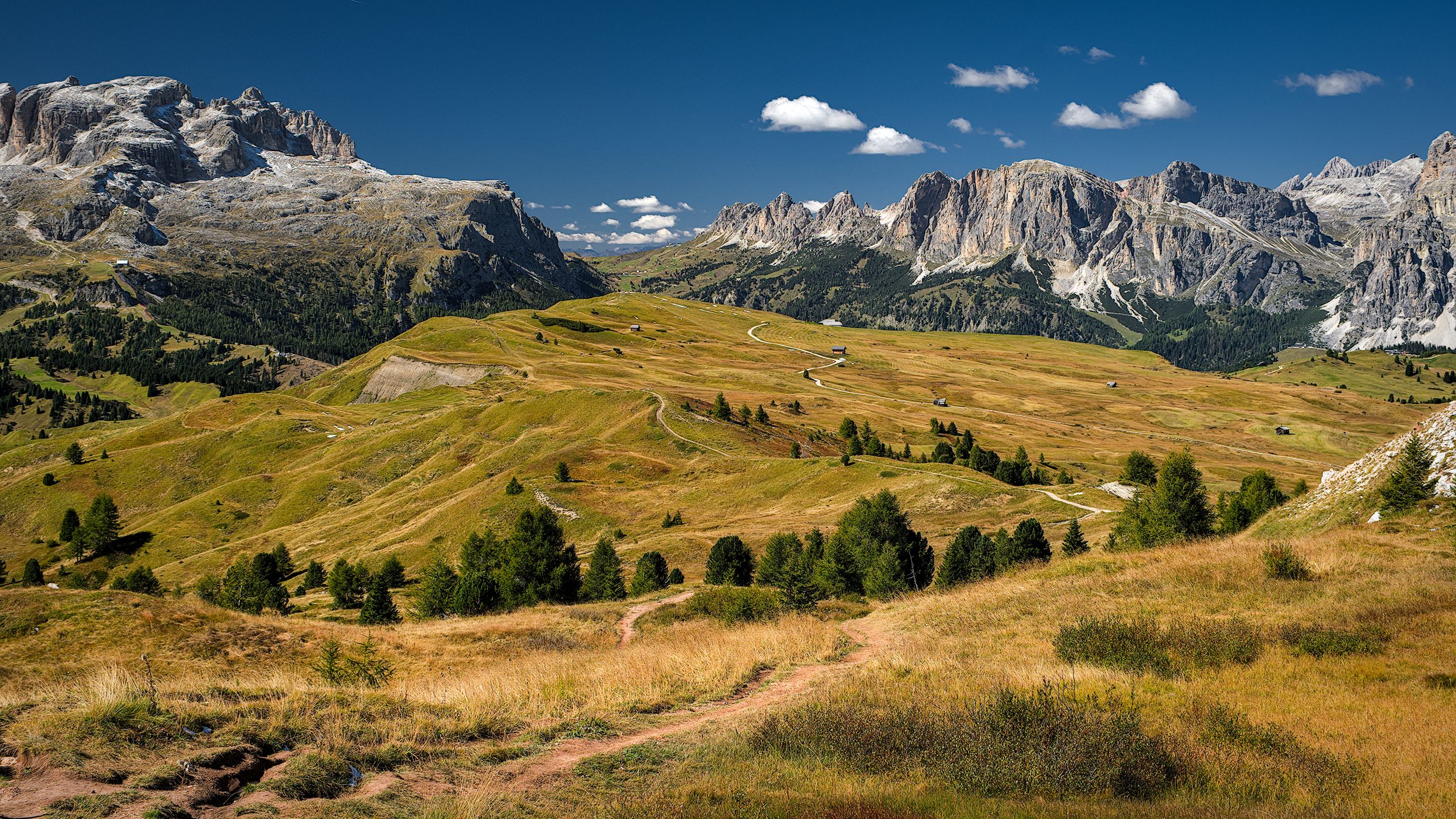 Pralongià Plateau and Passo Gardena (Grödner Joch)
