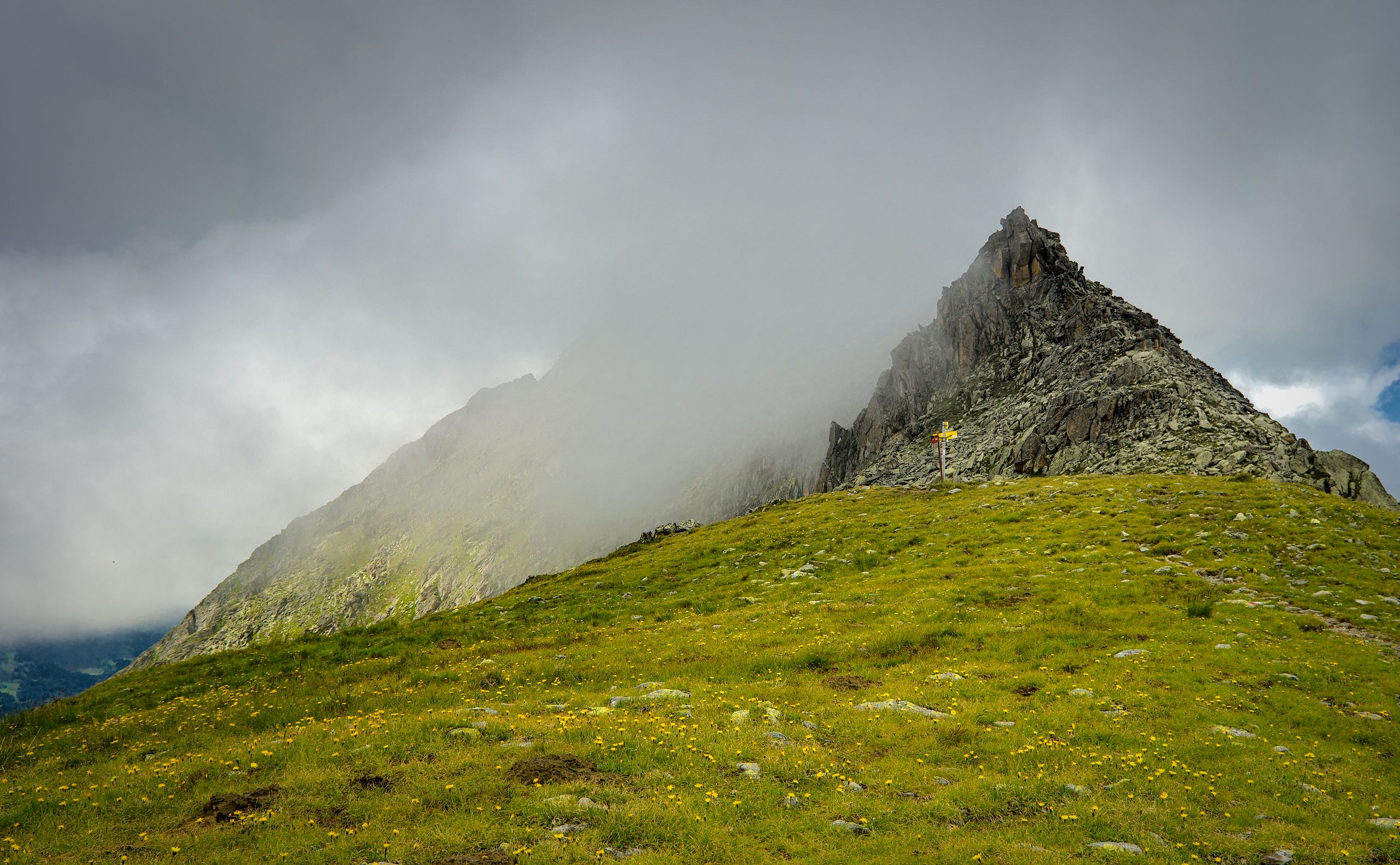 Graukogel in Clouds