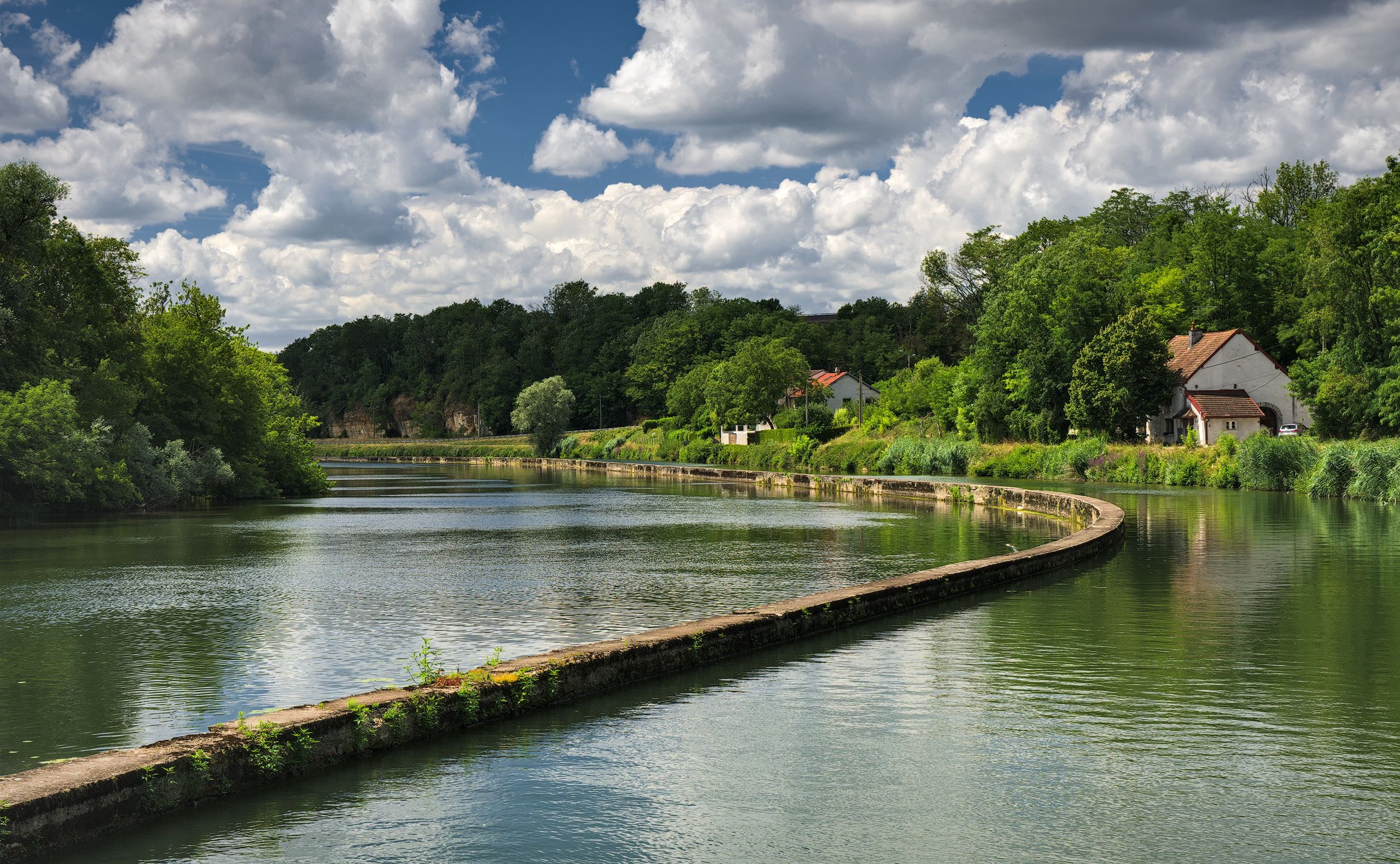 Doubs and the Canal du Rhône au Rhin
