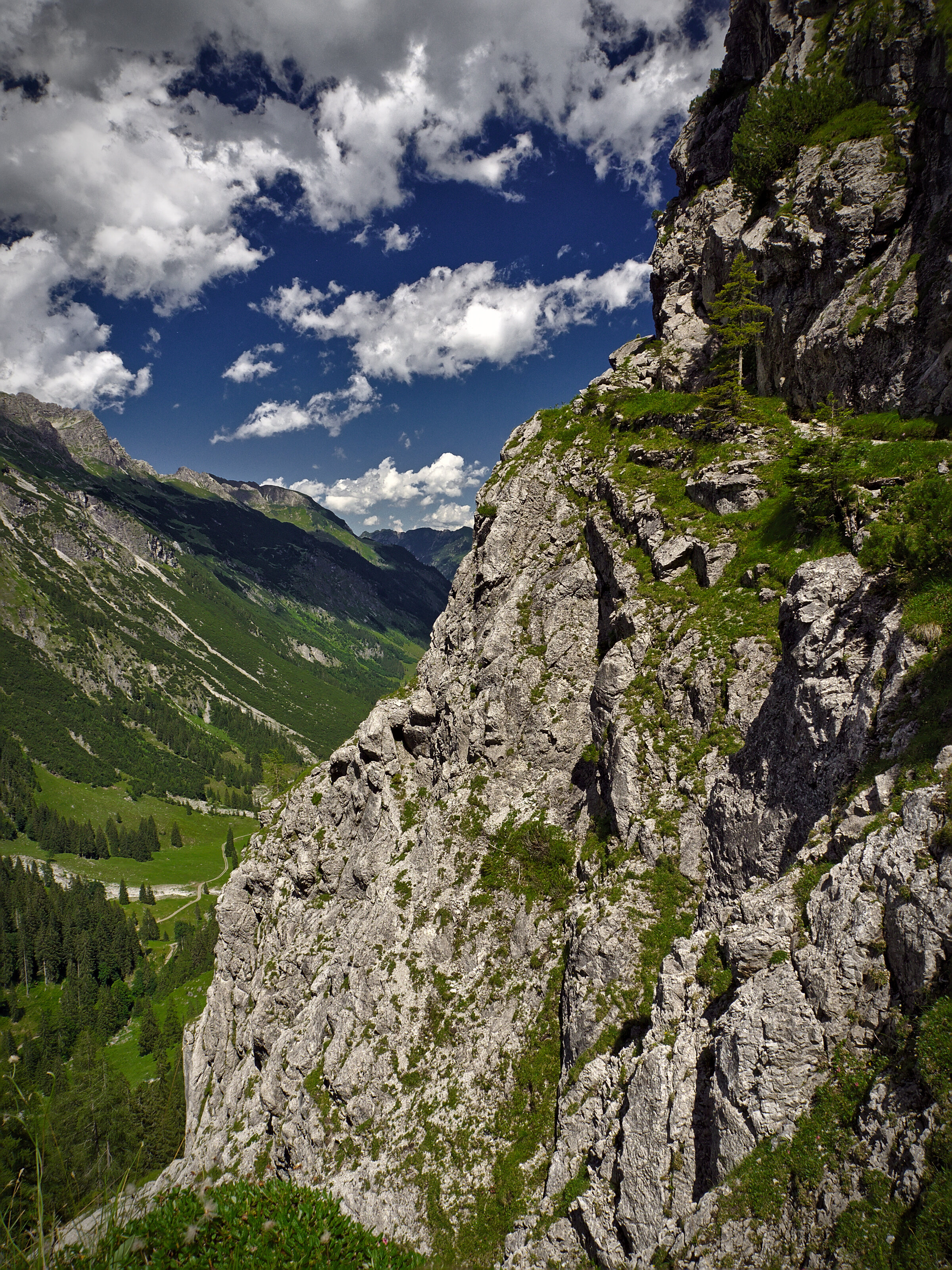 At the Schrofen Pass