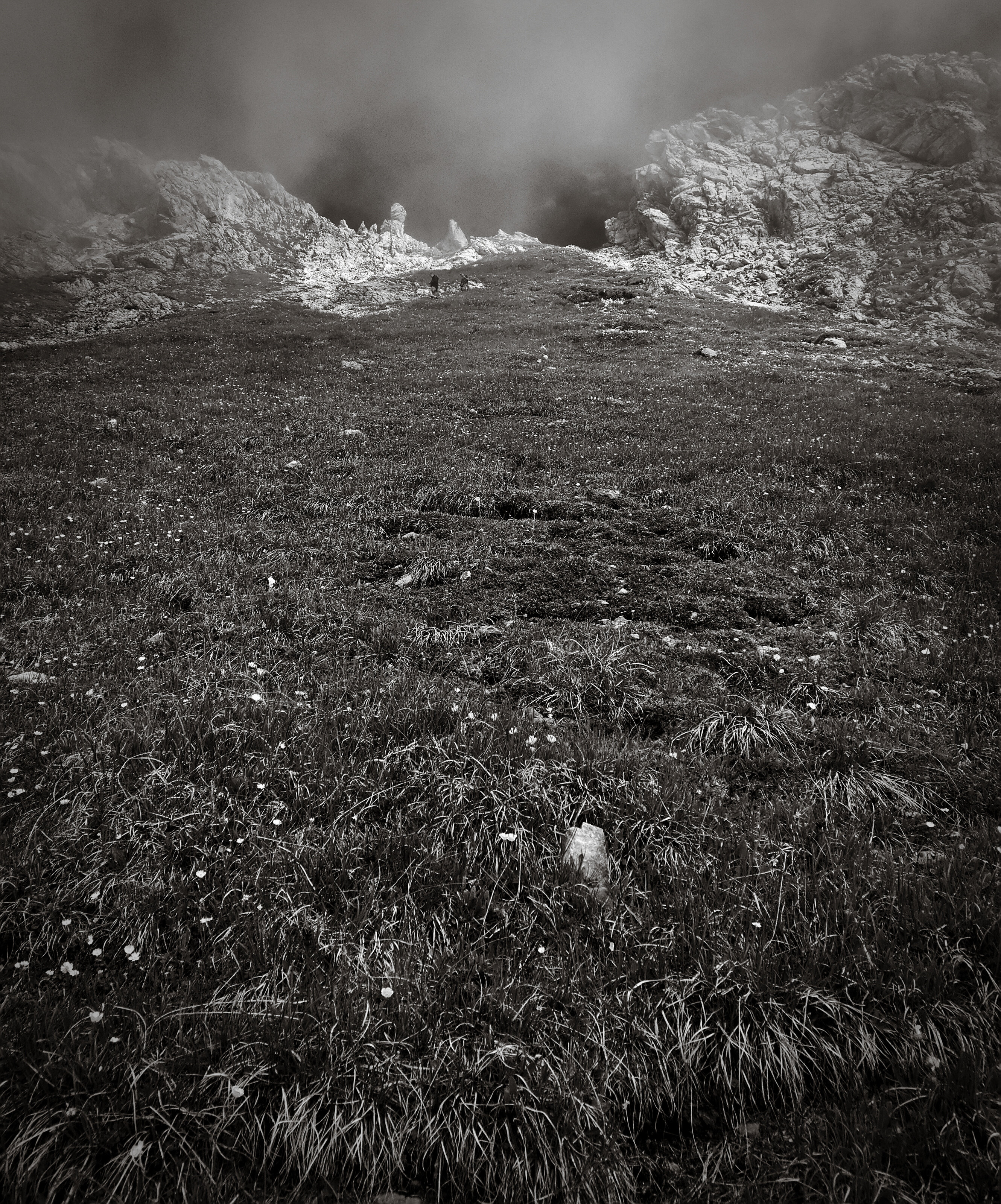 Fiderescharte from Below