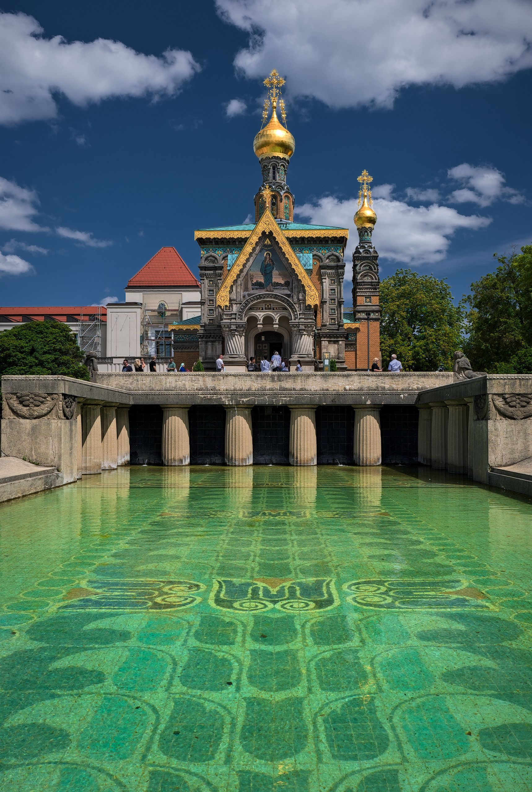 Lilienbecken and Russian Chapel