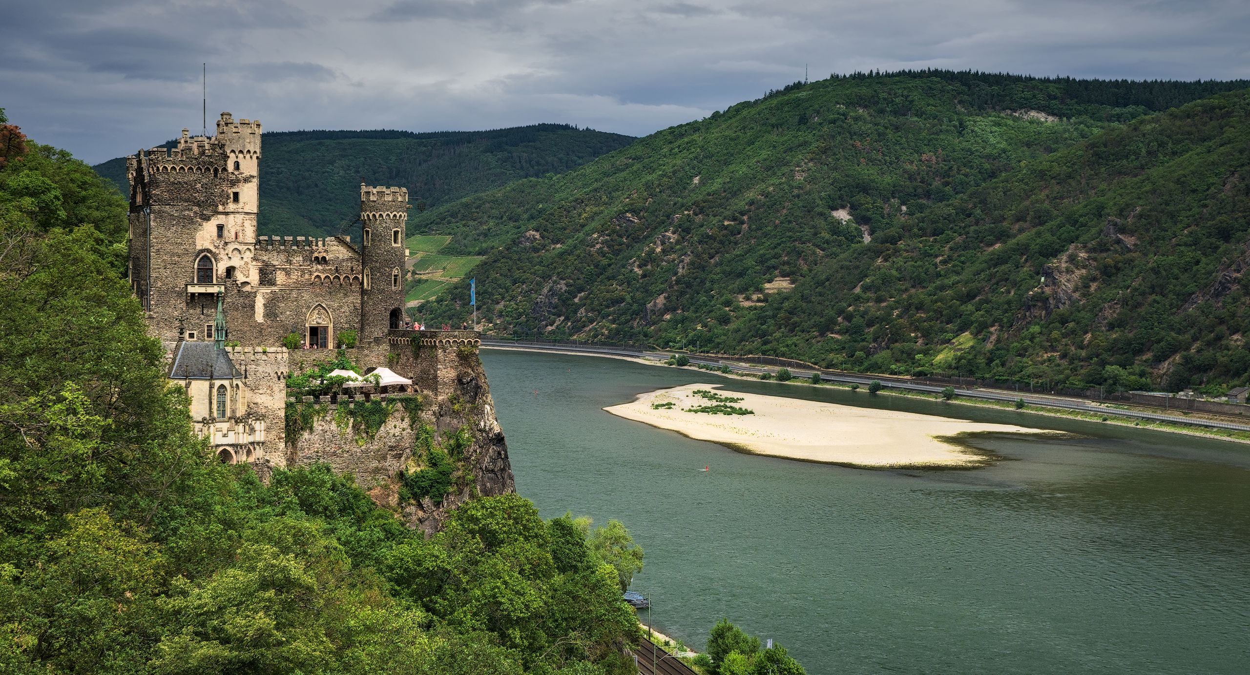 Rheinstein Castle on the Rhine