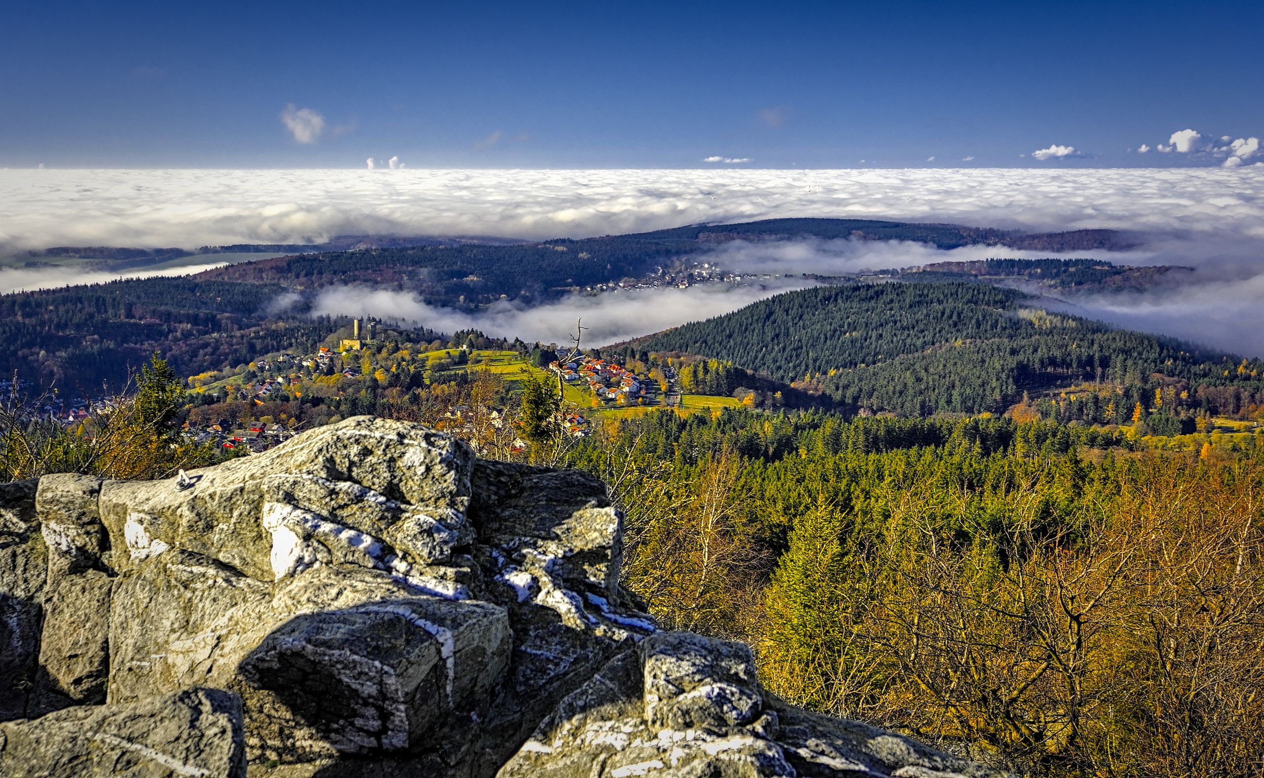 Fog over the Hintertaunus
