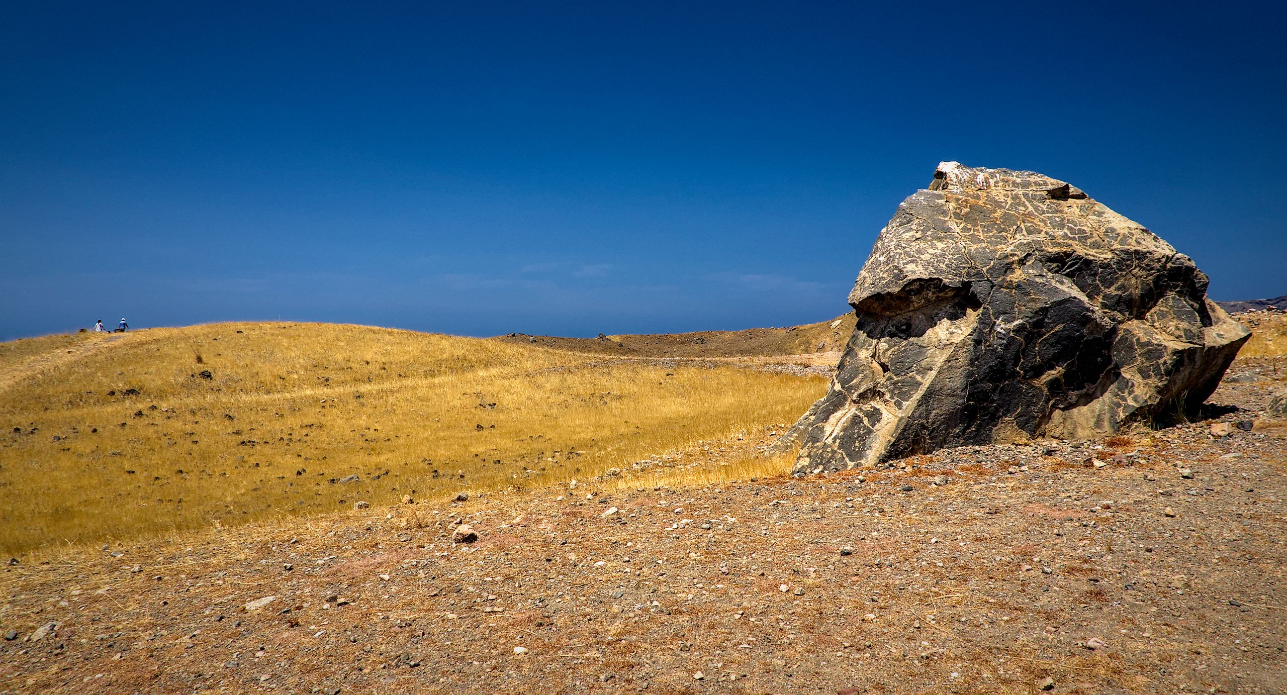 Nea Kameni Volcano Island
