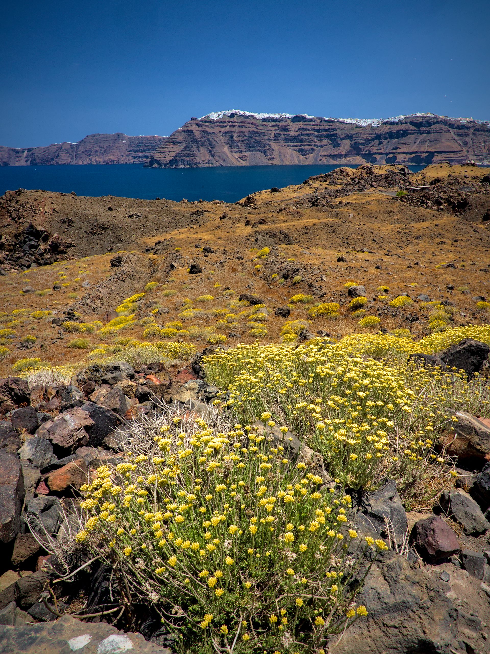 Nea Kameni Volcano Island