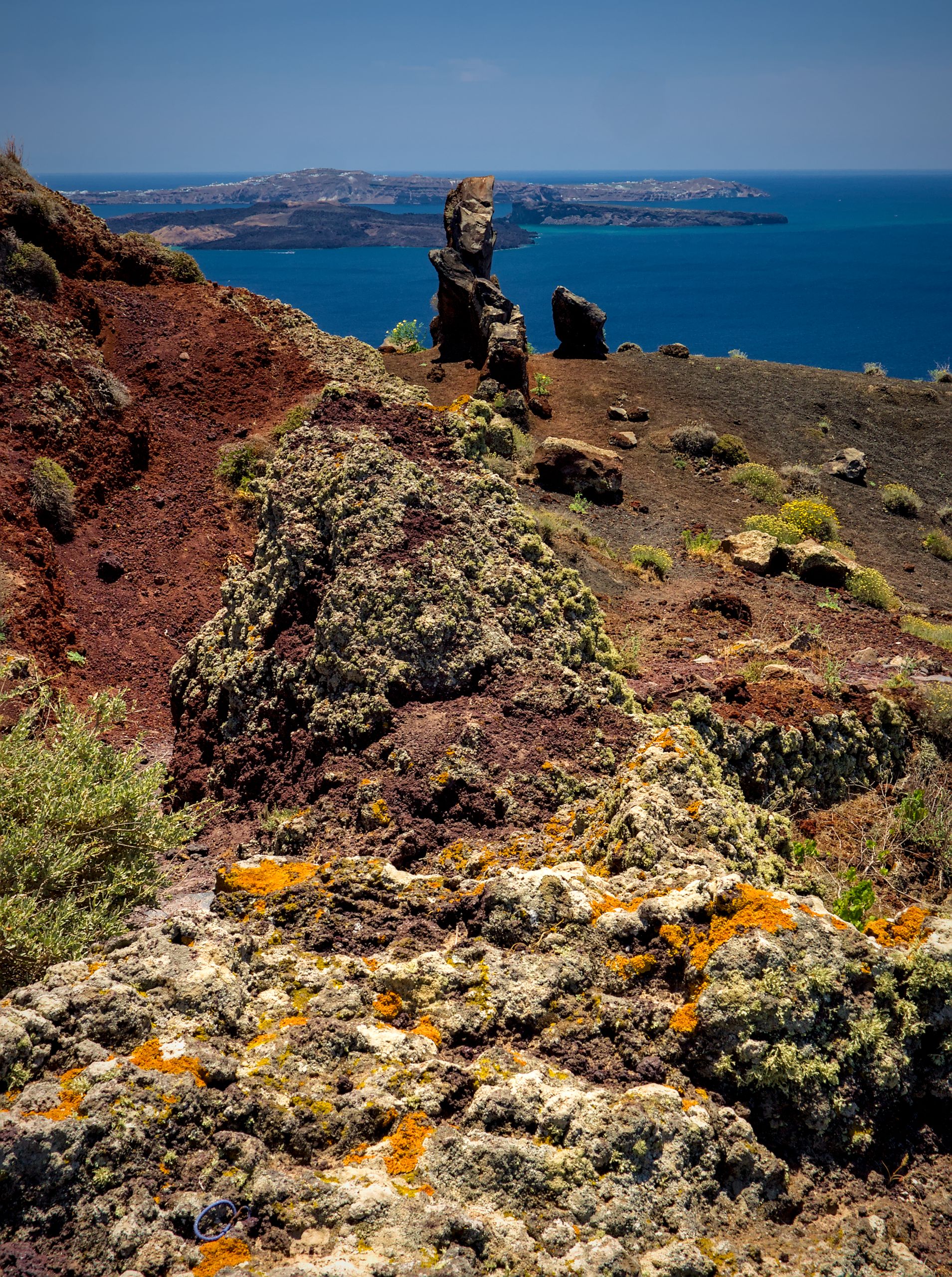 Rock Formation Near Oia
