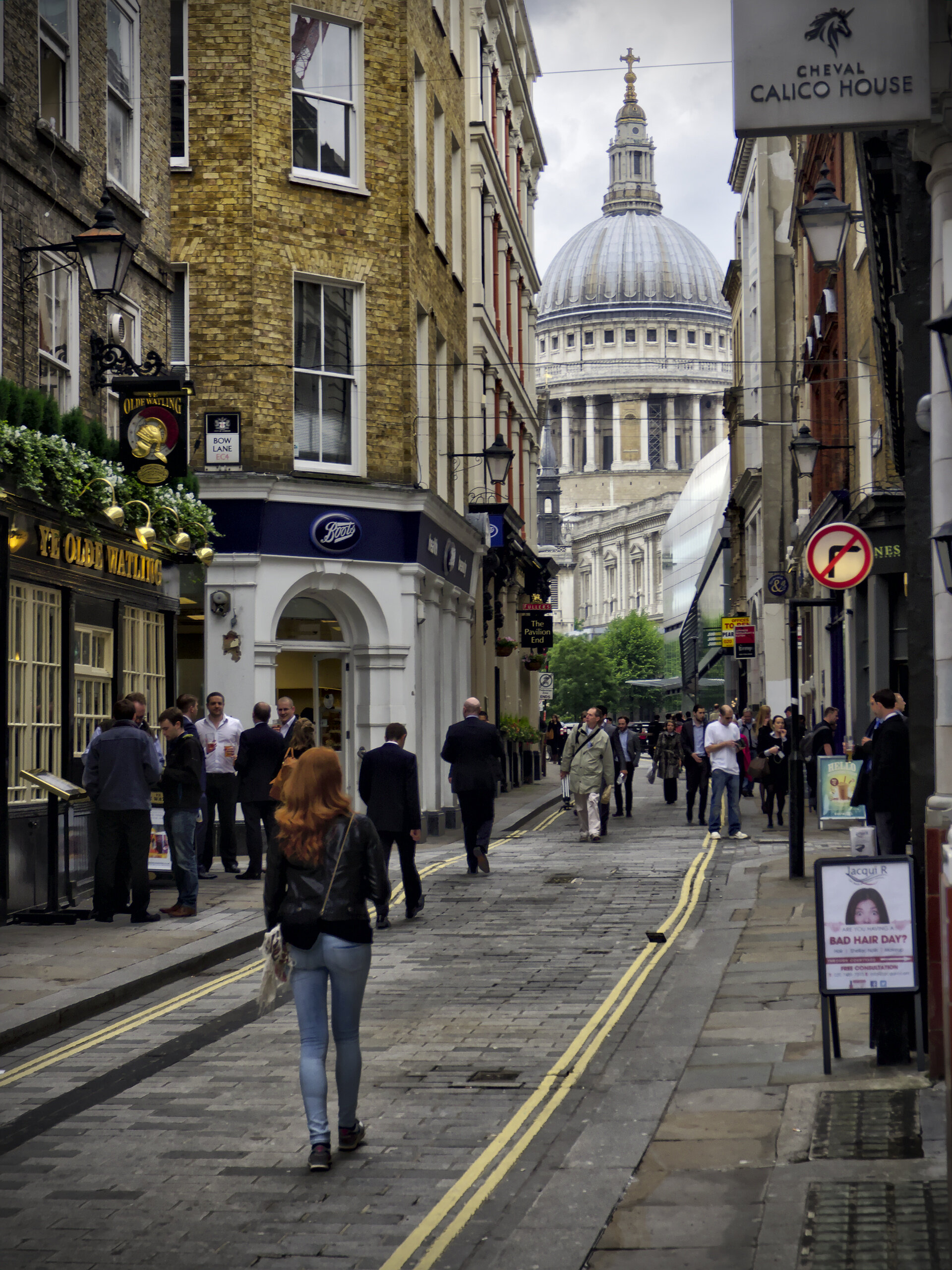 St Paul's from Waitling Street
