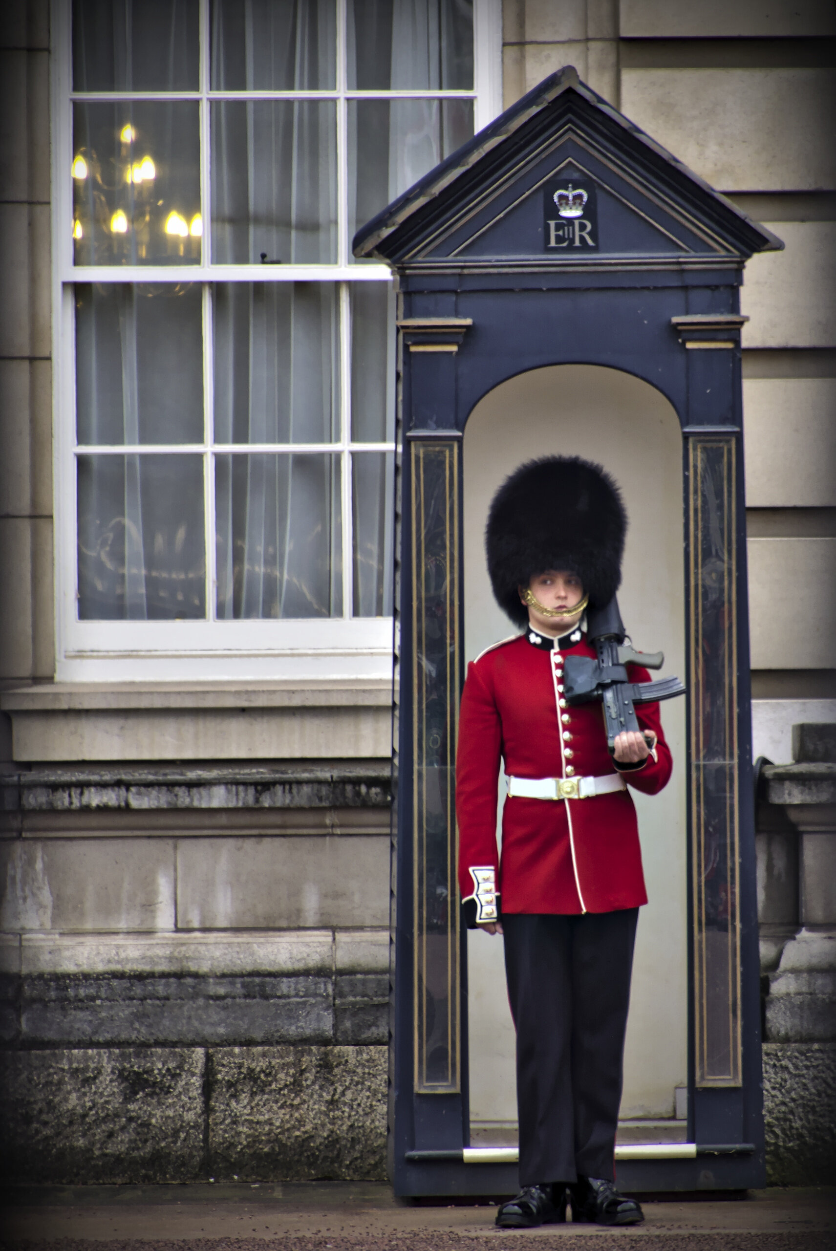 Foot Guard at Buckingham Palace