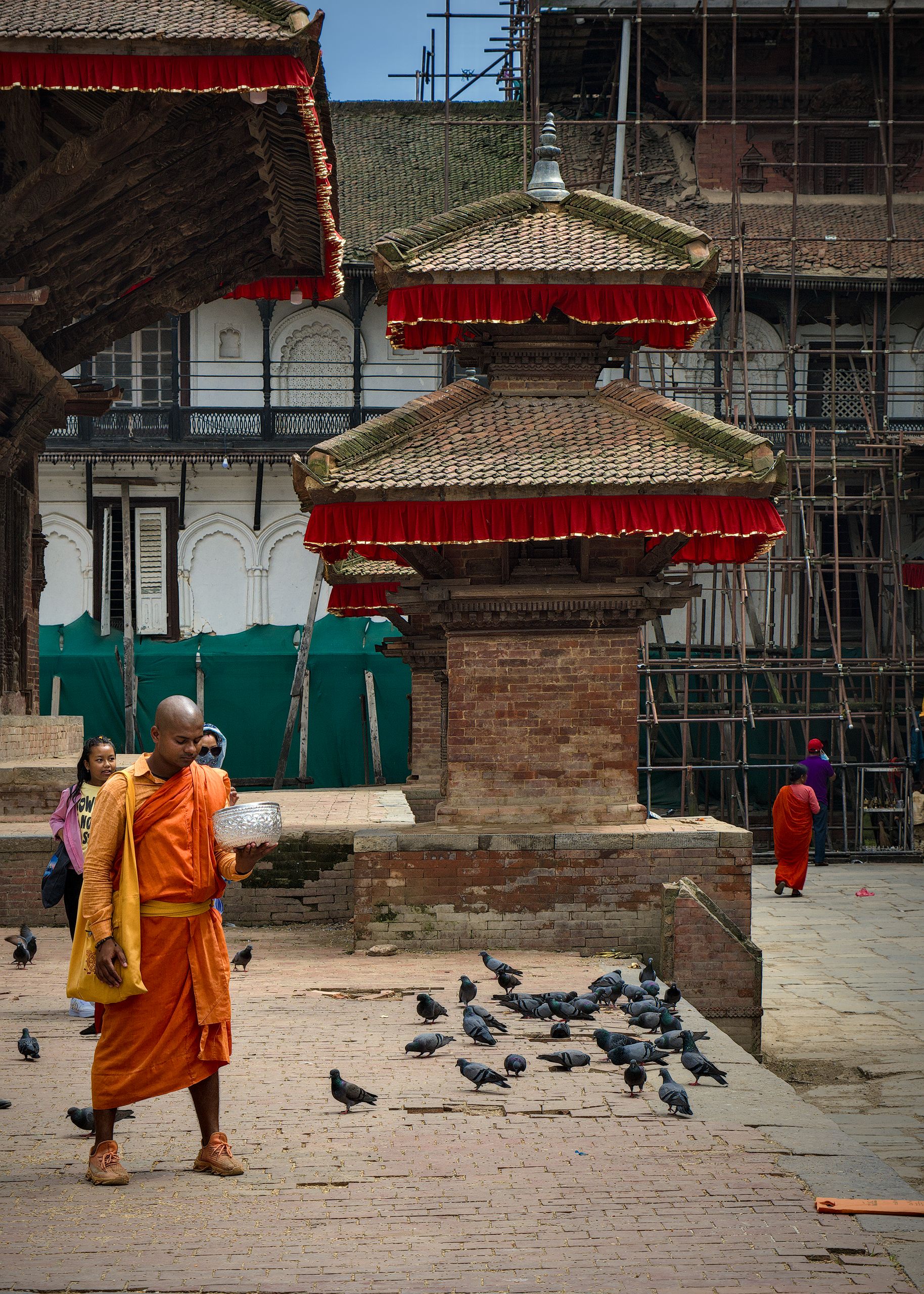 Monk on Durbar Square