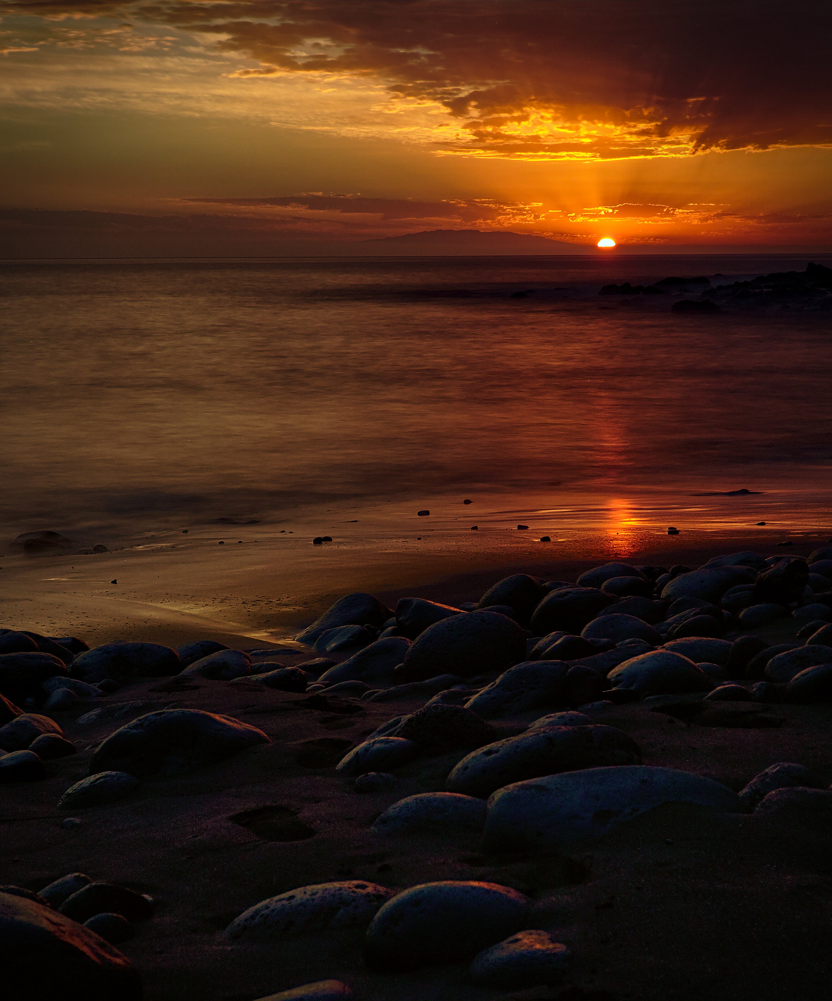 Sunset at Playa la Calera