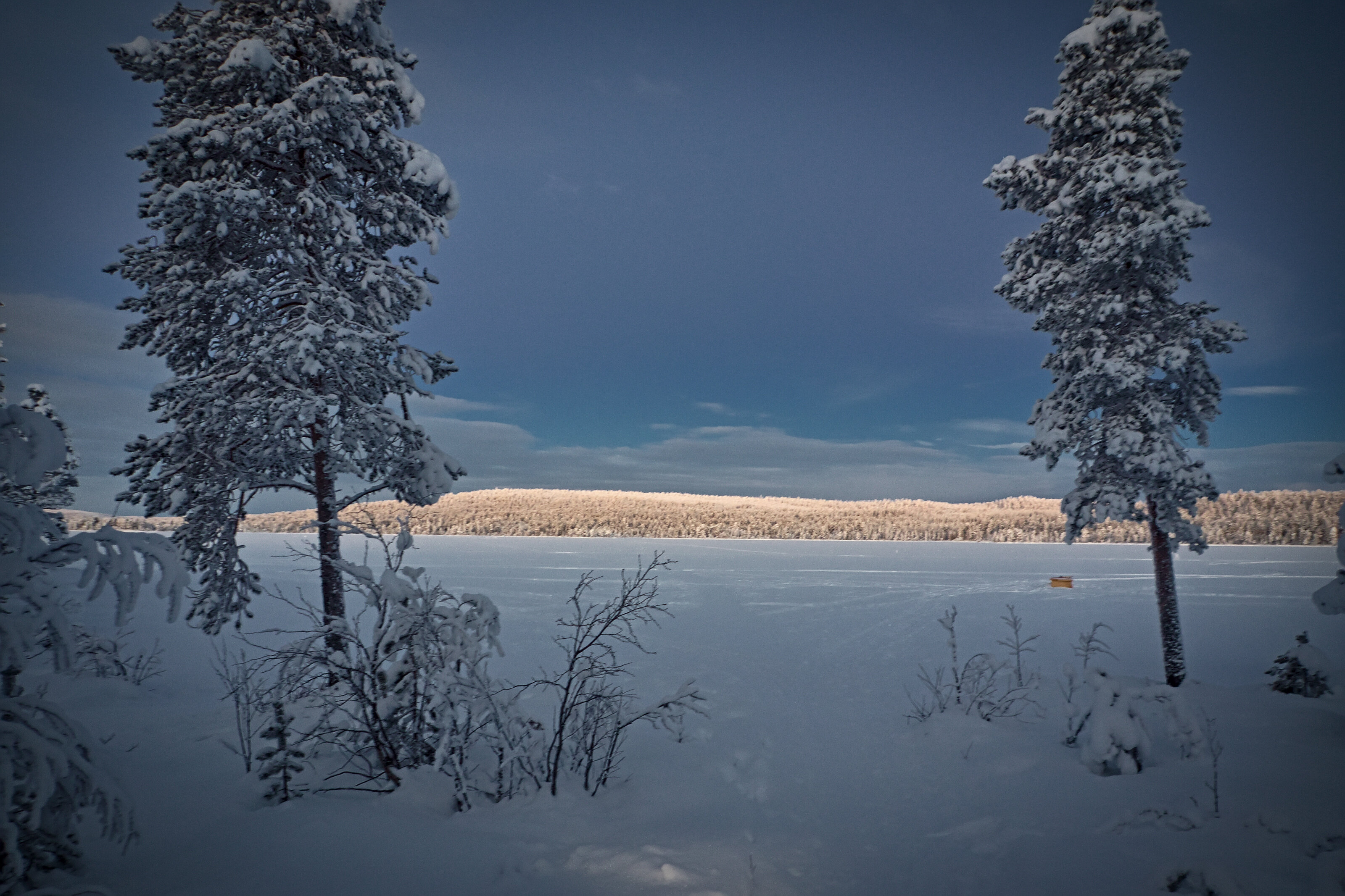 Sunrise over Lake Väkkäräjärvi